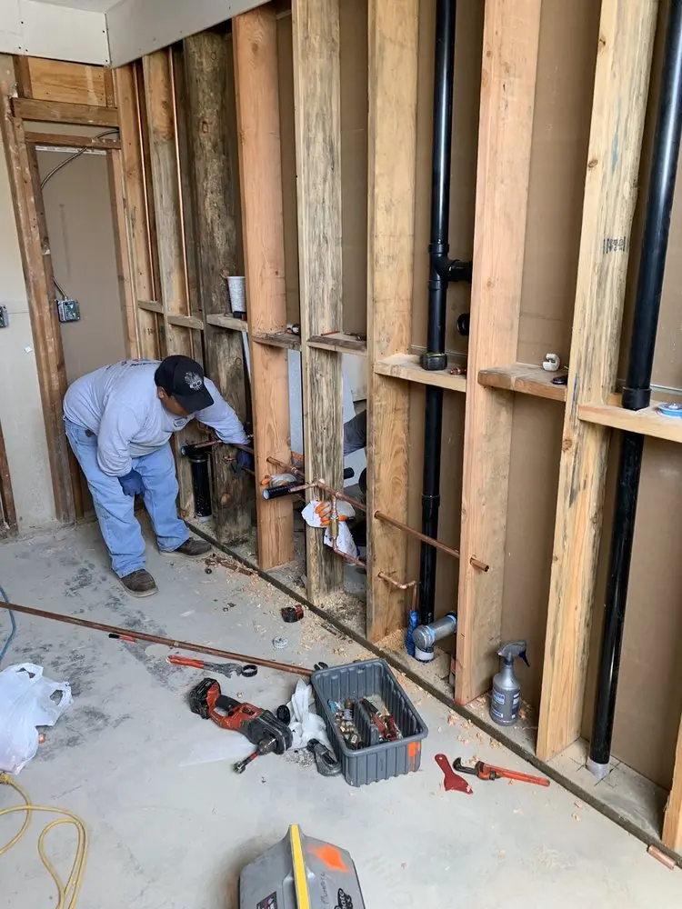Commercial rough-in plumbing for Water Heater Replacement in Woodbridge Oaks